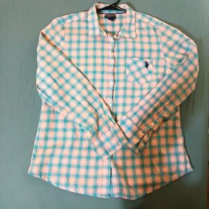 Girls America Eagle Button up